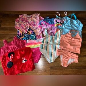 Girls Summer Bathing Suit Bundle